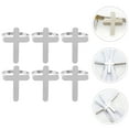 thumbnail image 1 of DEEPCRAFF Crosses Napkin Rings Silver Dining 6Pcs 1.97X1.57X1.57in, 1 of 8