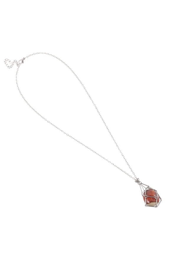 Crystal Pendant Necklace Amethyst Dainty for Jewelry Man Miss