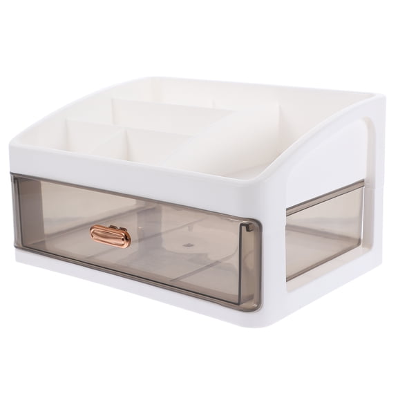 HEMOTON Cube Storage Organizer Clear Boxes Desktop Office