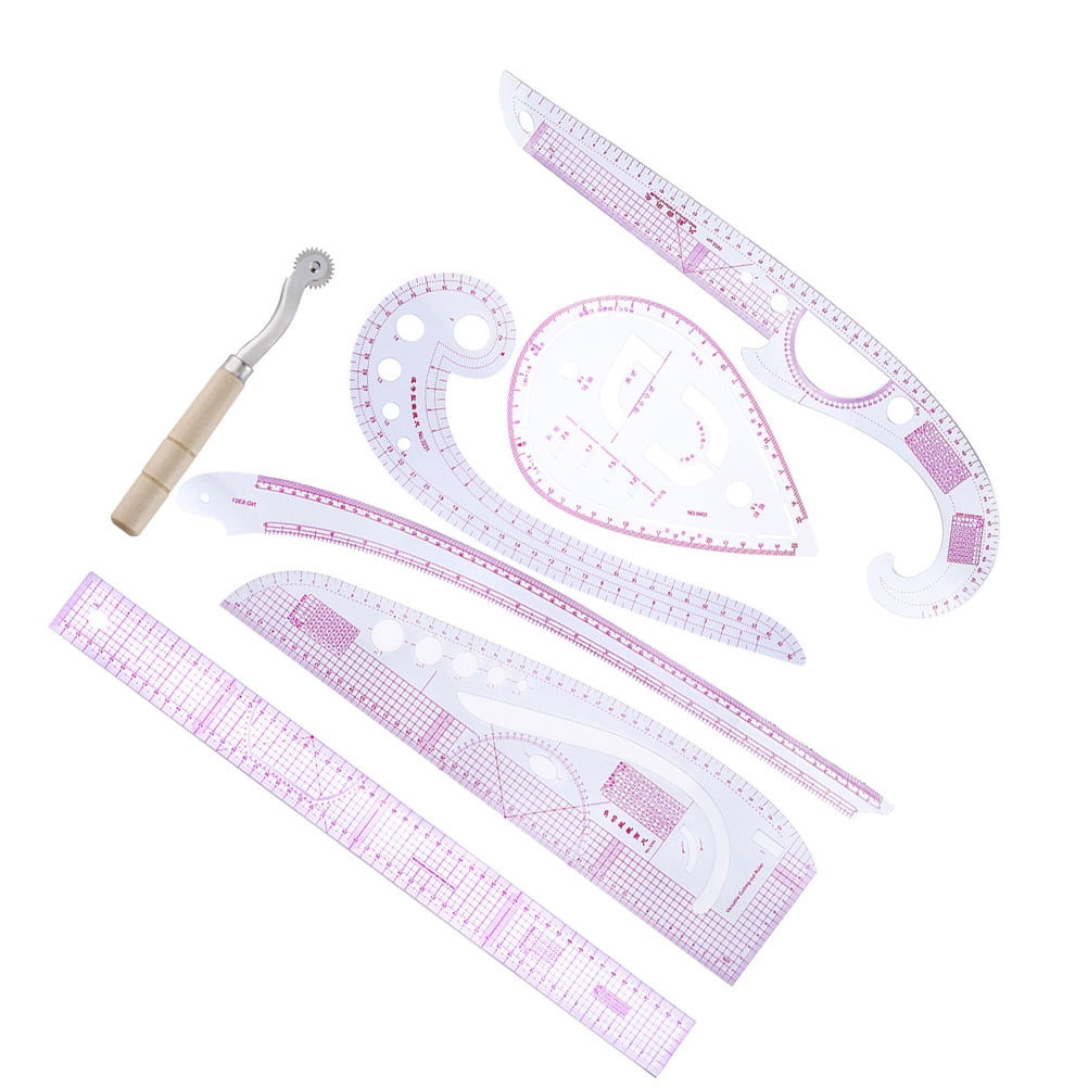 HEMOTON Cutting Ruler Set Sewing Measuring Rulers Clothing Curves ...