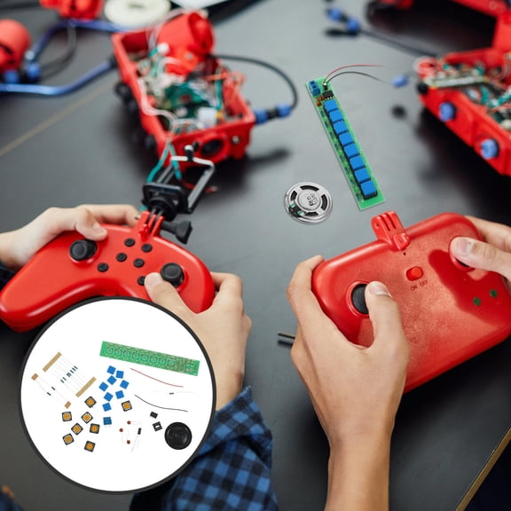 HEMOTON DIY Electronic Piano Kit with NE555 Components for Music Exploration and Multi