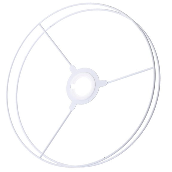 SOPOTUTU Round Metal Lamp Shade Bracket for Craft Projects, 1 Set for Lighting Accessories