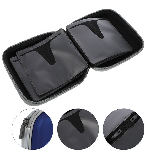 HEMOTON DVD Case CD Booklet Binder 20 Slots CD Holder Storage Case Disc Storage Pouch