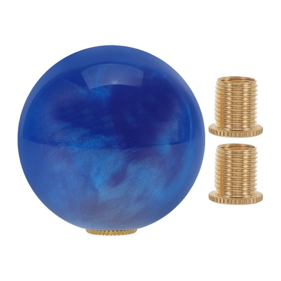 HEMOTON Dark Blue Acrylic Shift Knob Ball for Car Use Universal Design Manual Transmission Gear Shift Lever Head