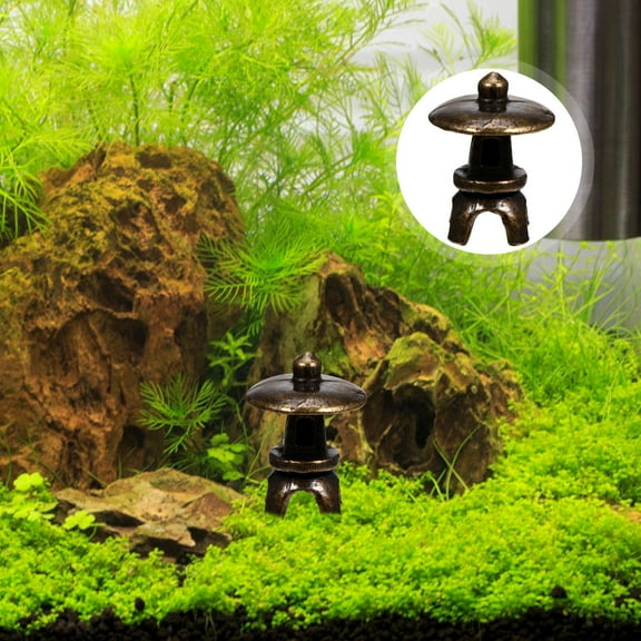 DEEPCRAFF Vintage Shape Lantern Oriental Decor Zen Garden Creation 1Set