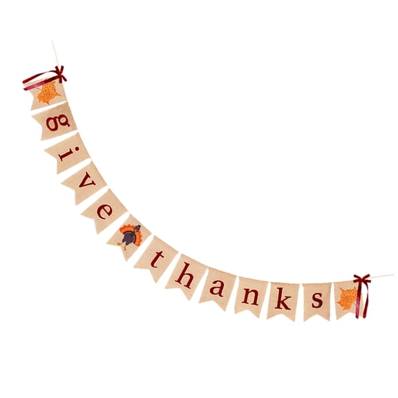 SOPOTUTU Linen Pennant Banner in Assorted Colors for Home, Wedding, Party, and Event Decoration