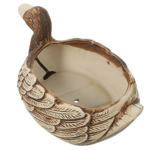 HEMOTON Decoration Tiny Ducks Succulent Plant Pot Long-lasting Flower