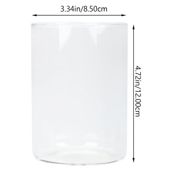 HEMOTON  Decorative Clear Glass Vase Outdoor Use Warm Feeling Office