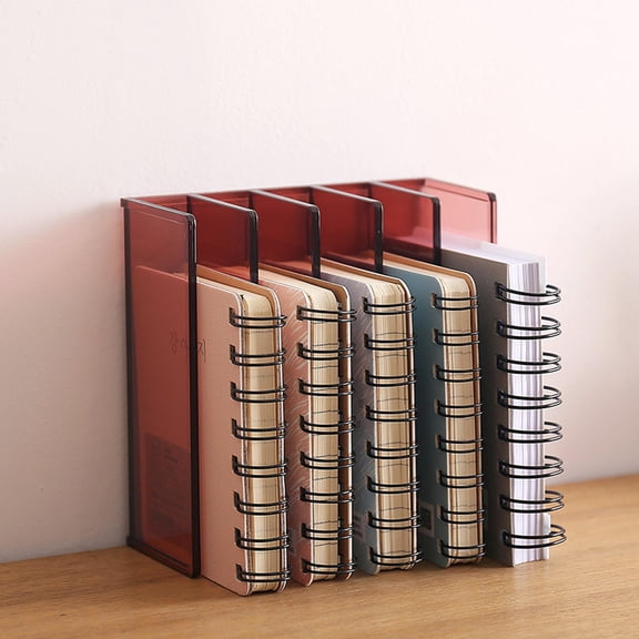 HEMOTON  Desk Organizer with Book Holder Storage Rack Office Supplies Supply