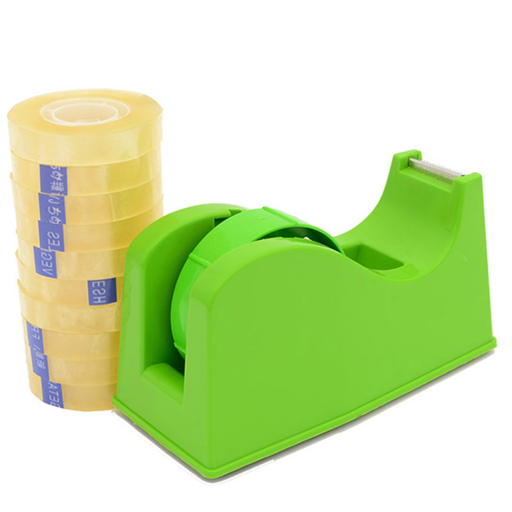 YOSADIER Desk Tape Holder Blue Tape Cutter for Office Packaging and Sealing Tasks