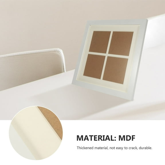 HEMOTON Display Picture Frame Painting Frame Square Frame Baby 28X28cm White