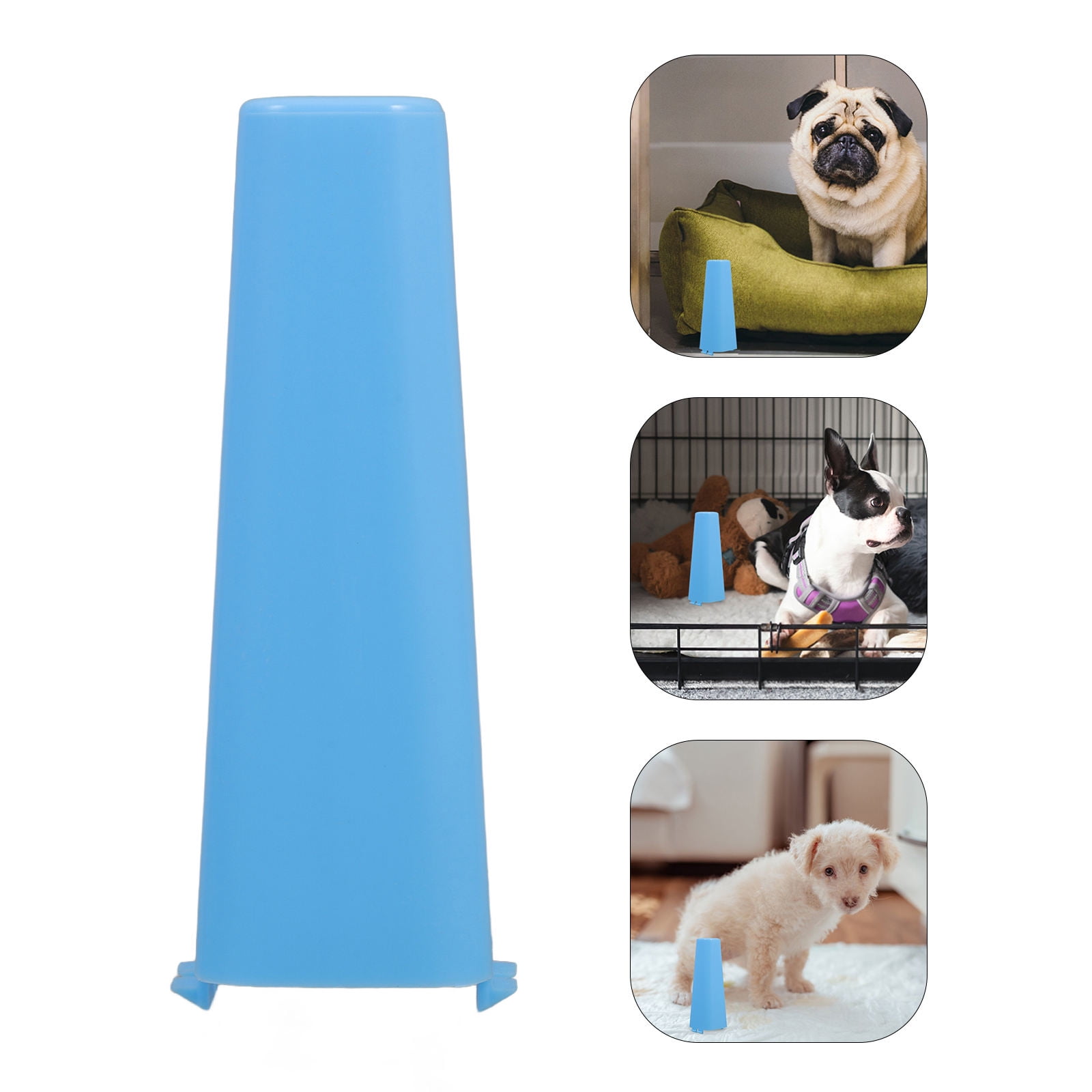 HEMOTON Dog Pee Training Post Plastic Cones Pet Training Tray