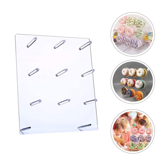 HEMOTON Donut Holders Donuts Stand Board Doughnut Party Display Banquet