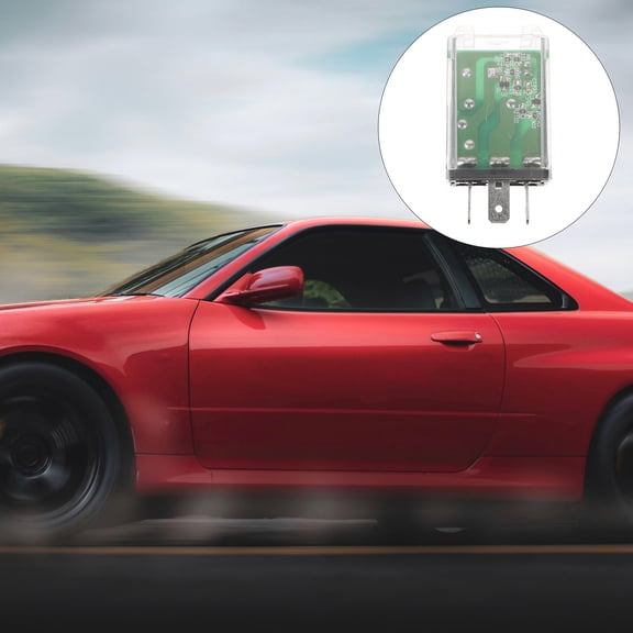 HEMOTON Durable Auto LED Flasher Relay for Cars and Motorcycles Easy Installation High Brightness Transparent