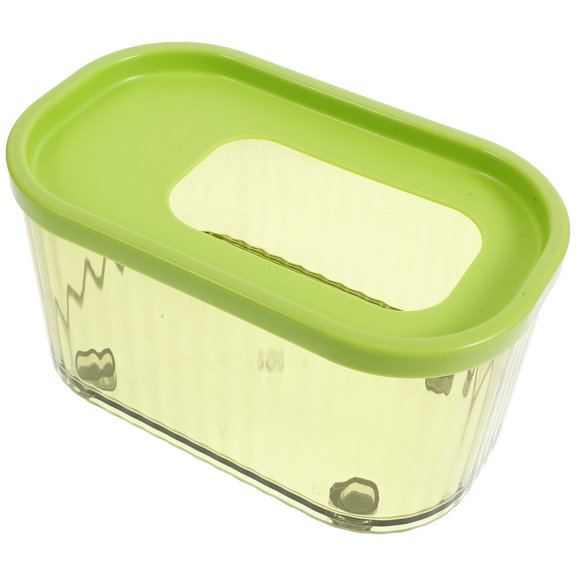 HEMOTON Durable Plastic Bird Bath Tub for Parrots and Small Birds Lightweight Easy to Clean Light Green