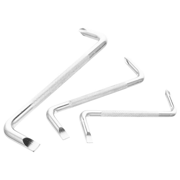 HEMOTON Durable Ztype Offset Screwdriver Set for Repairing with Steel Material and Knurled Handle 3 Pcs