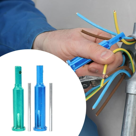 HEMOTON Efficient Wire Wrapping Tool Set for Repair Use with Steel Bender and Stripper Power Drill Attachments Assorted Colors