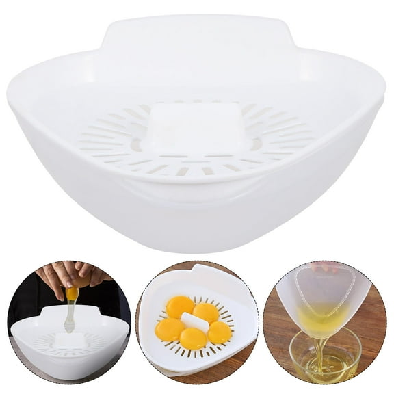 HEMOTON Egg Steaming Plate Kitchen Gadget Microwave Dash Cooker Separators for Yolk White