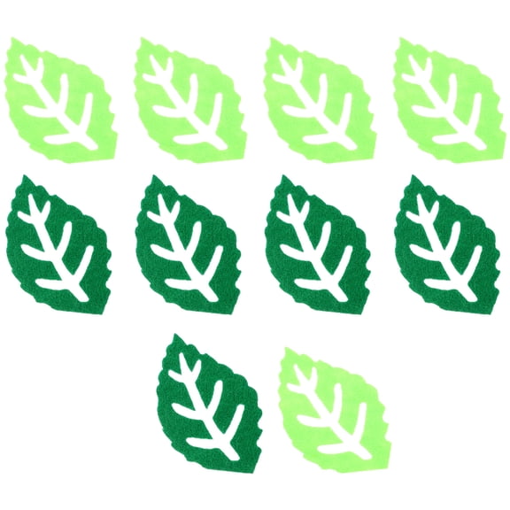 HEMOTON Fall Leaf Cutouts Classroom Wall Decal Cloth Material Assorted Color for DIY Use