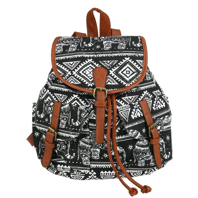 Cute Womens Canvas Backpack Purse Rucksack For Women