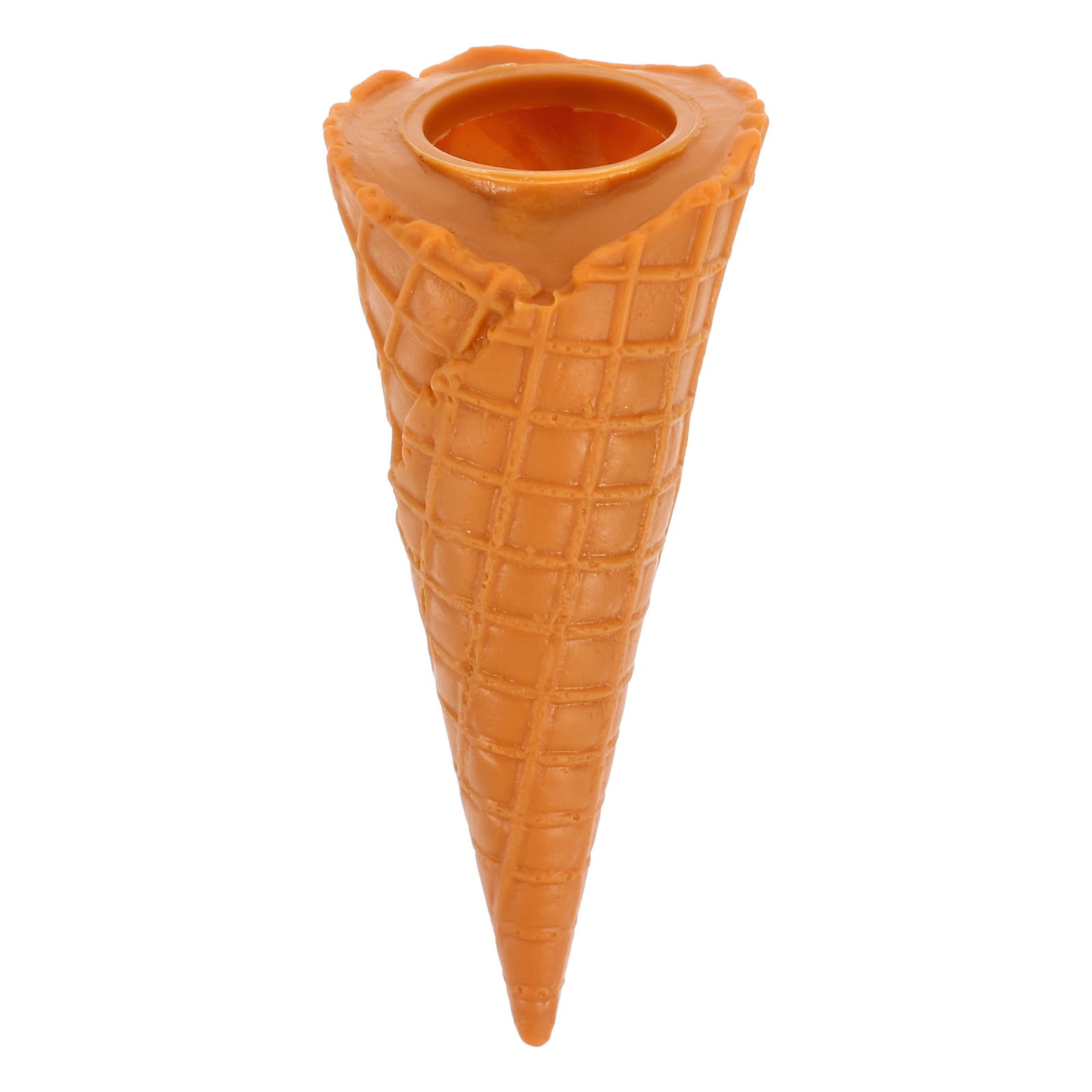 HEMOTON 12 Pcs Mini Realistic Ice Cream Cone Decorations - PVC Fake Food For Dollhouse & Crafts