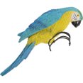 thumbnail image 1 of DEEPCRAFF Parrot Model Resin Blue 1Pcs 8.3x3.1x2.8in Balcony Decoration, 1 of 8