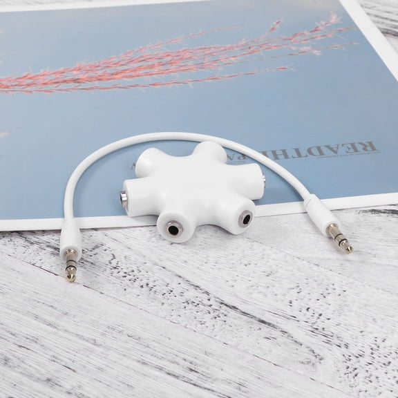 HEMOTON  Female Audio Connector Adapter Headphone Splitter Sharing Device