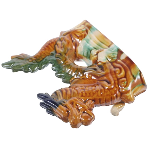HEMOTON  Figurine Decoration Ceramic Dragon Statue Baby Office