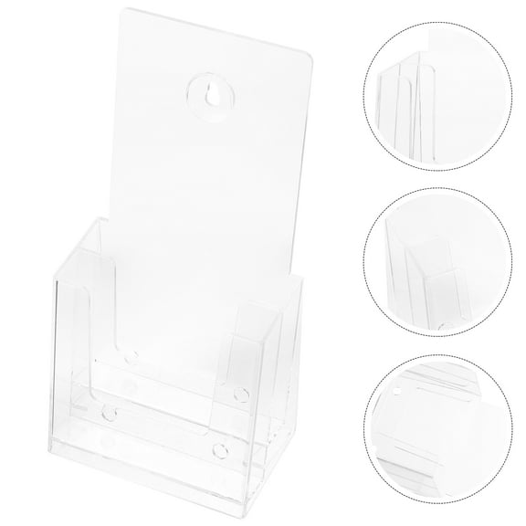 HEMOTON File Document Holder Desktop Booklet Display Stand Double-deck File Organizer