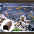 thumbnail image 1 of HEMOTON  Fish Tank Tunnel Aquarium Breeding Tube Large Cave Decoration Shrimp Hide, 1 of 8
