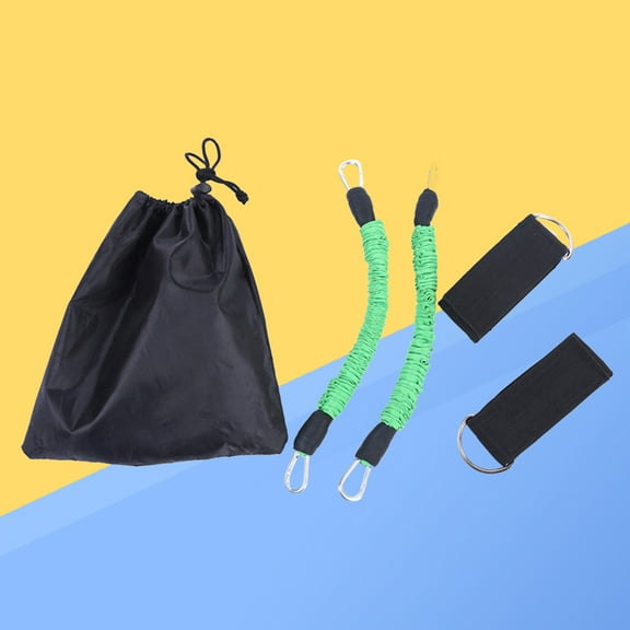 SOPOTUTU Green Resistance Bands for Legs - Stretch Bands for Running, Speed, Endurance, Strength Training and Fitness