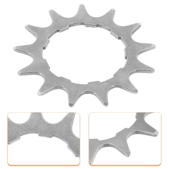 HEMOTON Fixed Gear Hub Replacement Stainless Steel Flywheel 13-teeth Bike Repair Freewheel Supply