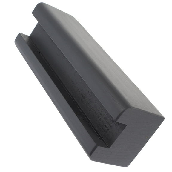 HEMOTON Floor Mirror Wood Frame Stand 1Set for Dining Room Dark Grey 11.8x3.1x2.8in