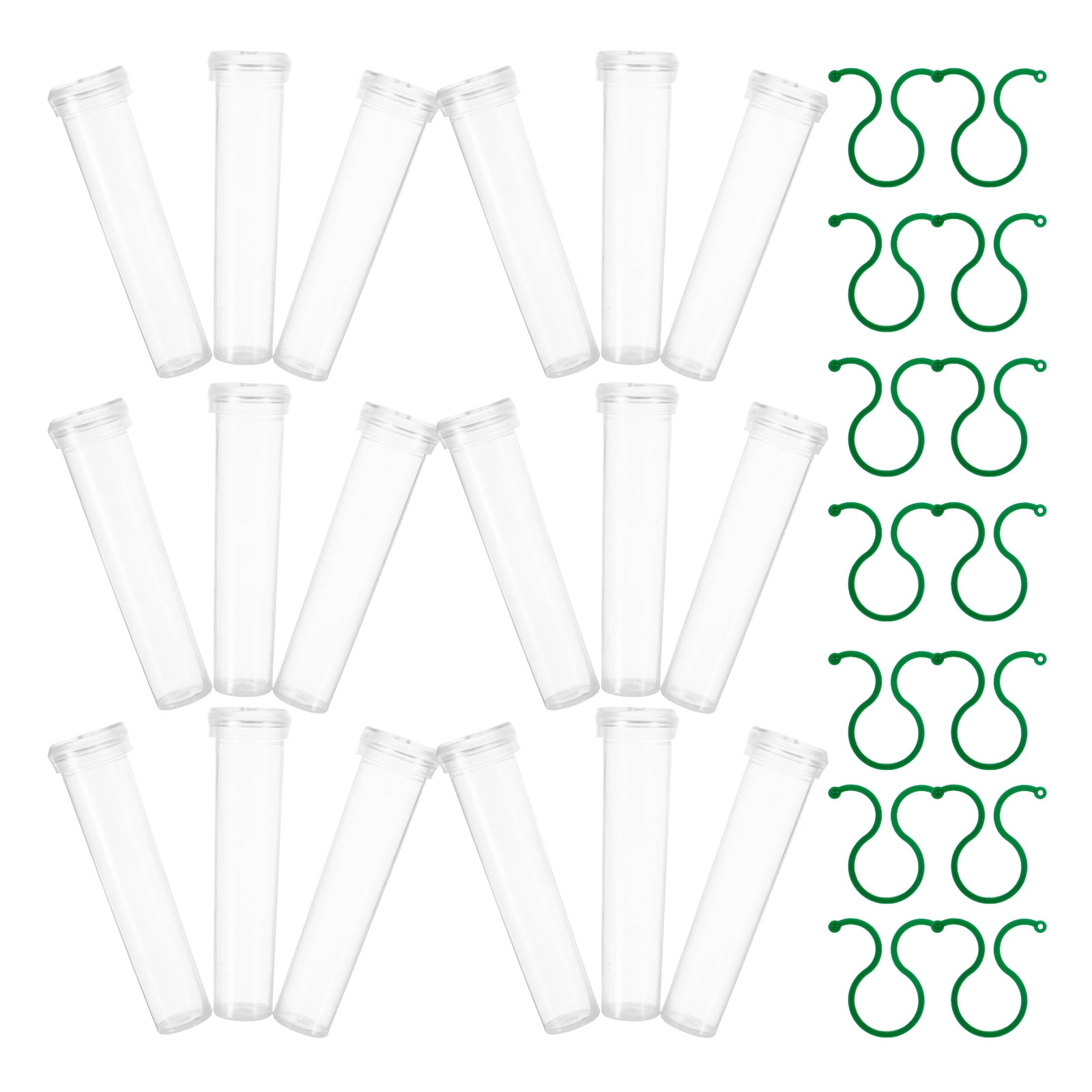 HEMOTON Floral Water Tubes for Flower Arrangements, Assorted Color Plastic Tubes to Keep Flowers Hydrated and