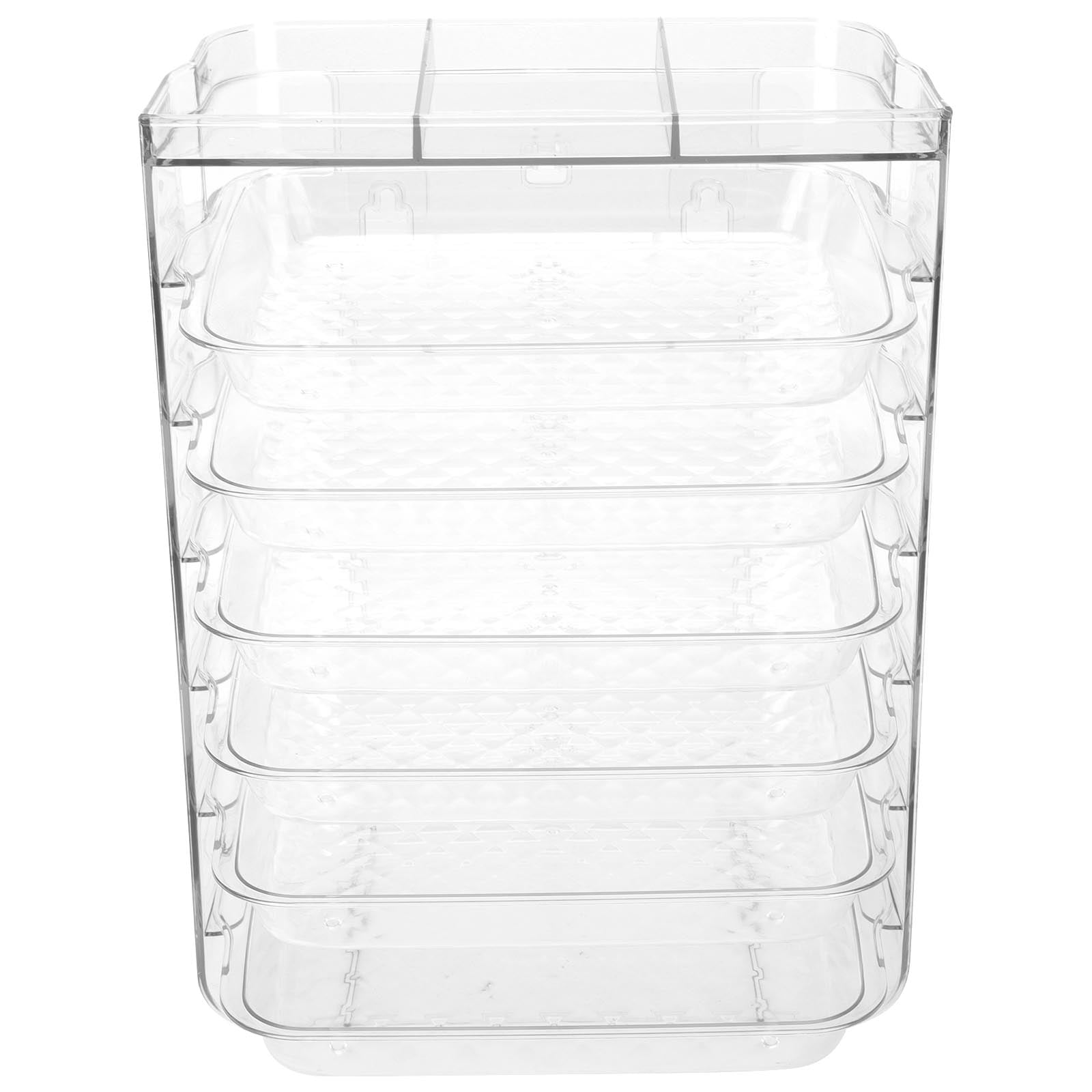 HEMOTON Food Tray Rack Counter Top Plate for Prep Serving Platters ...