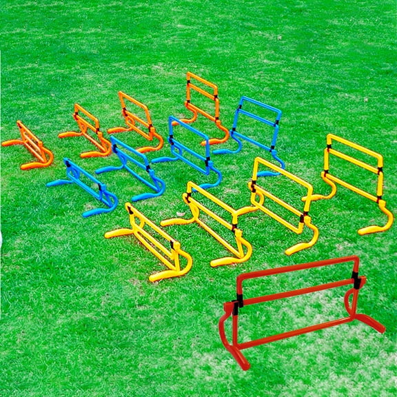 SOPOTUTU Football Training Hurdles Equipment Barrier Agility Mini Red