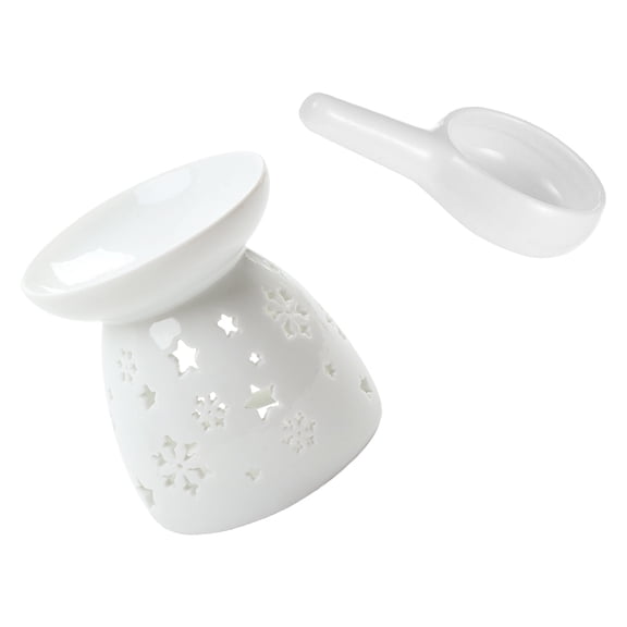 HEMOTON Fragrance Scented Oil Diffuser Diffusers Candle Holder White
