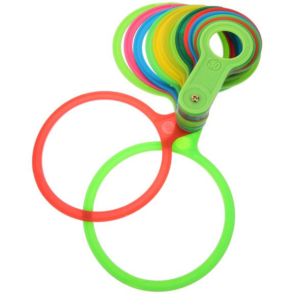 HEMOTON Fruit Diameter Measuring Circle Practical Plastic Fruit Diameter Measuring Lap