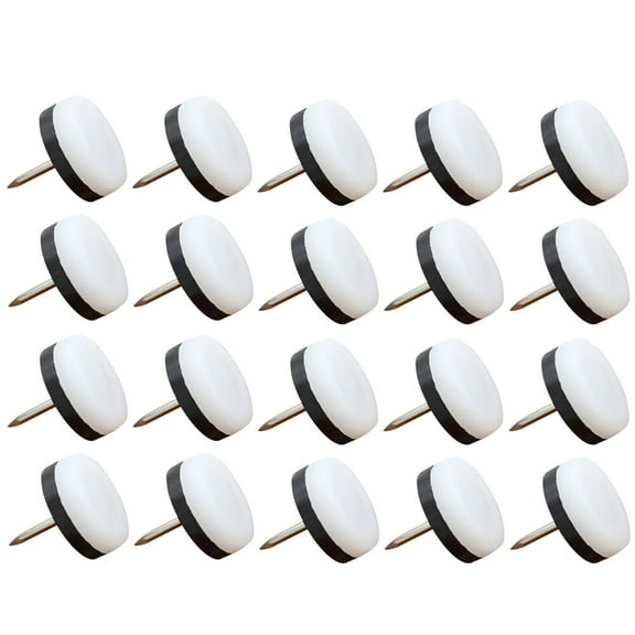 HEMOTON Furniture Leg Pads with Nail for Chair Table Non Skid Noise Proof Home Use Multi Color 22mm