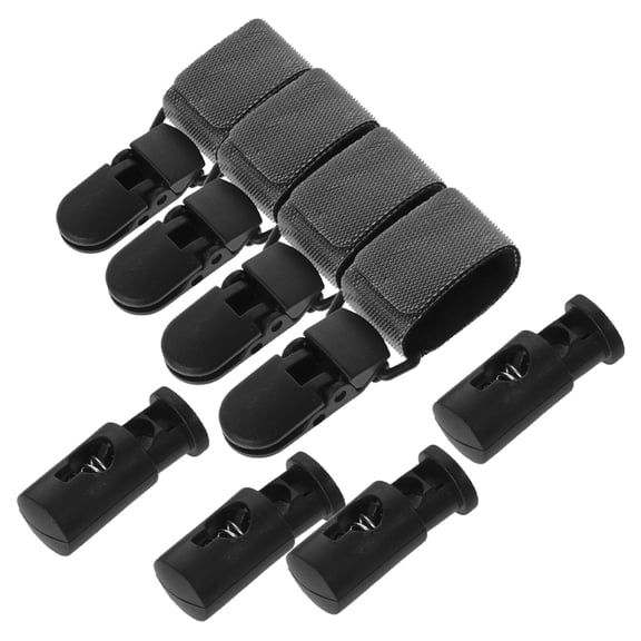 HEMOTON 1 Set Garden Flag Holder with Anti and Plastic Stopper for Garden Flags Supplies