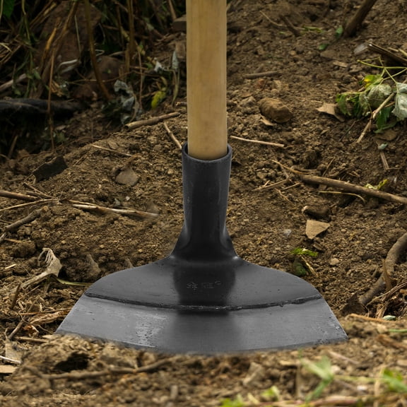 HEMOTON Garden Gadget Garden Tool Gardening Digging Hoe Head Compact Gardening Hoe Garden Hoe Head Part Garden Hoe Head Flower Planting Hoe Part