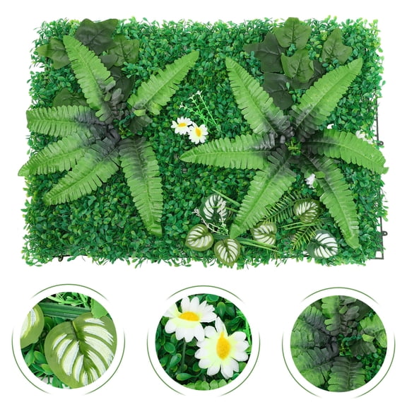 HEMOTON Outdoor Garden Screening Faux Hanging Plants, Realistic Artificial Greenery for Privacy, Patio, Balcony, Fence Decoration