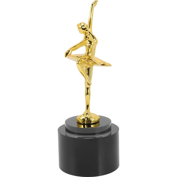 HEMOTON Bright Color Ballet Dance Trophy for Girls, Child Size 21.5x8cm, Perfect Dance Award