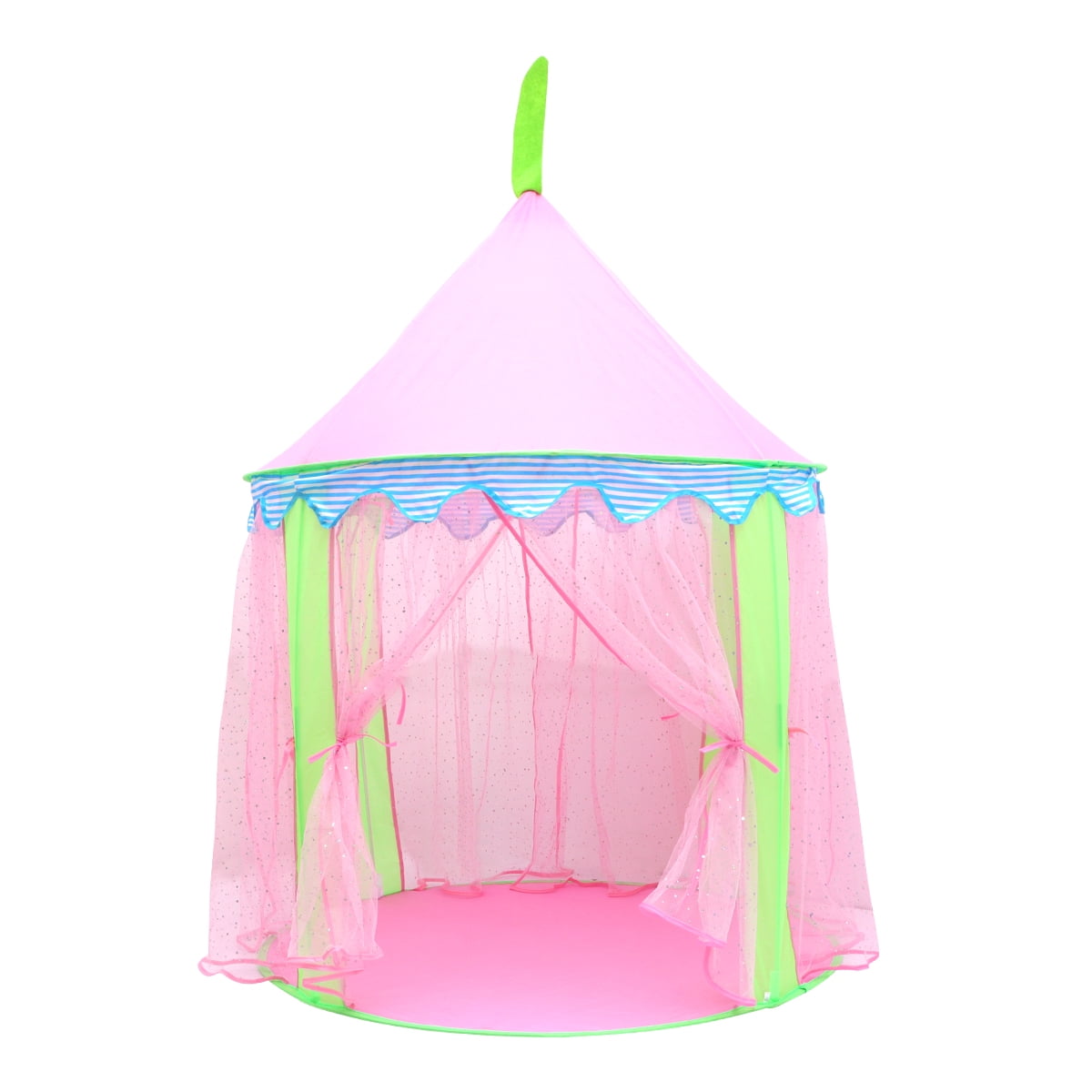 HEMOTON Girls Castle PLay Tent Fairy Castle Tent Playhouse Children Kids Outdoor Toys