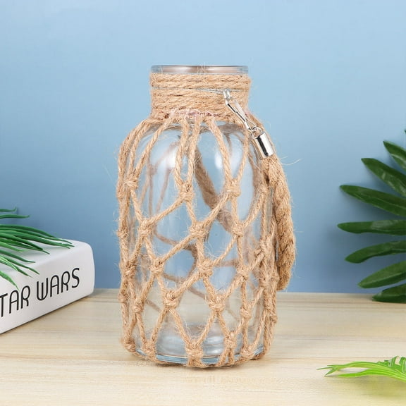 HEMOTON Glass Vase Single Stem Flower Pot Retro Decor Pots for Plants