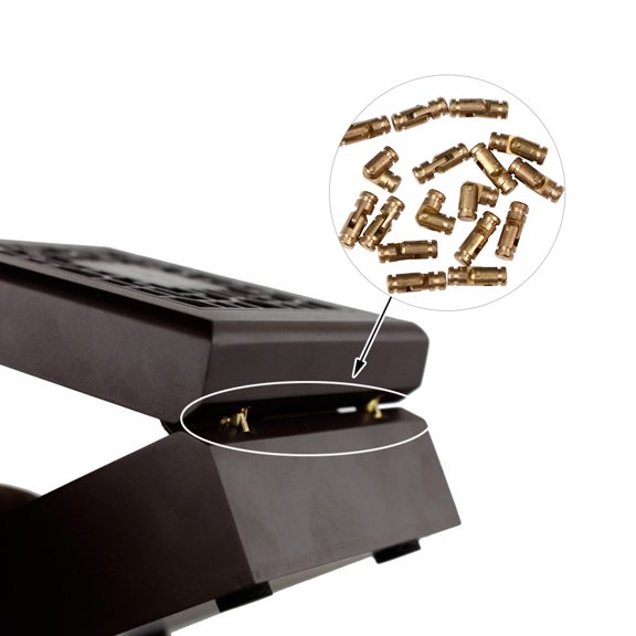 HEMOTON Golden Copper SelfClosing Spring hinge for DIY Jewelry Boxes Smooth Mute 5x15mm