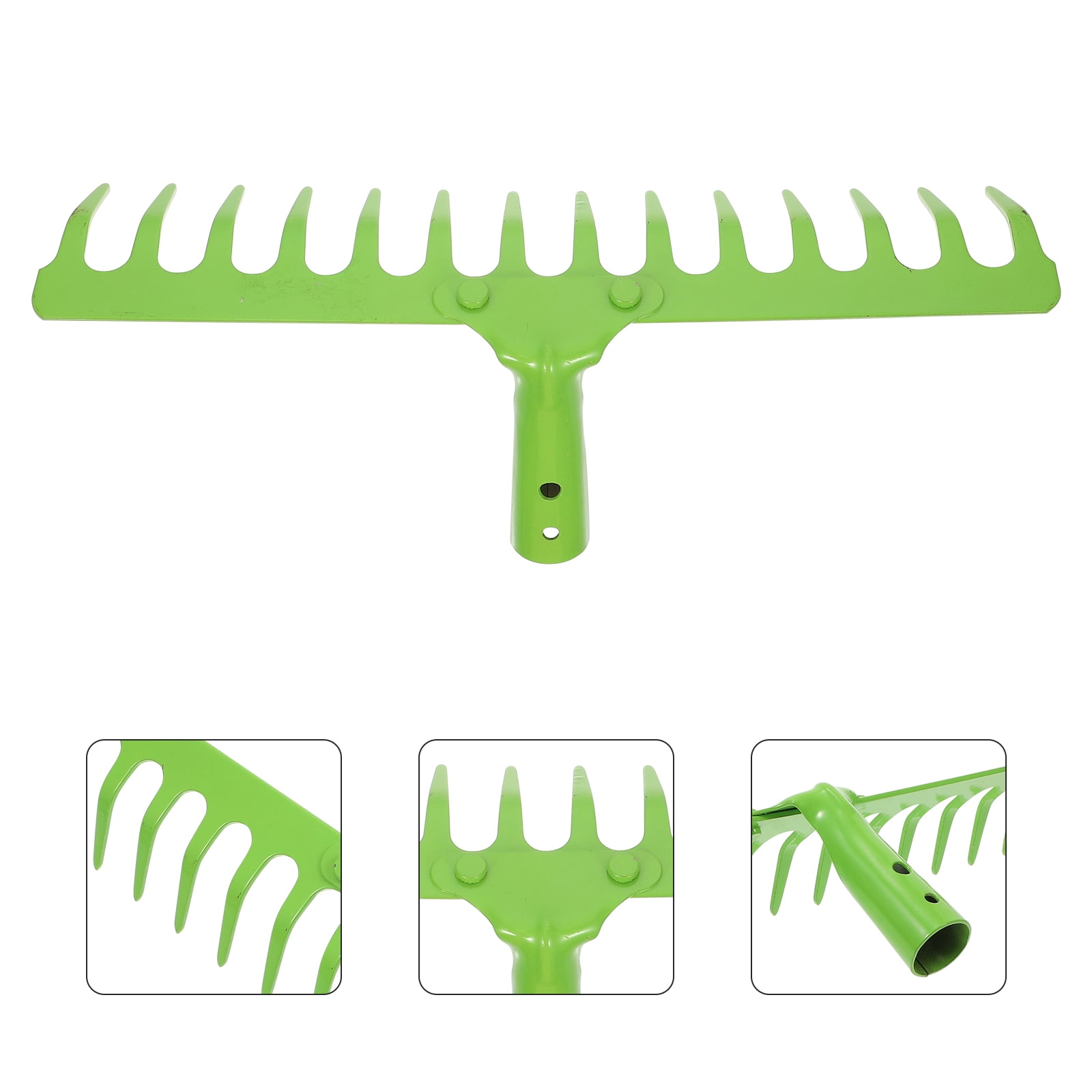 HEMOTON Green Garden Rake for Efficient Soil Loosening and Removal ...