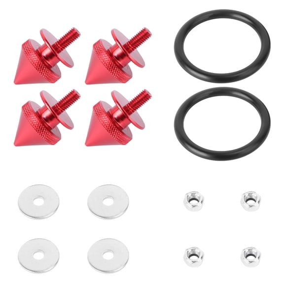 HEMOTON Guard Bumpers Automotive Modification Screw Set Anti-tailgating Random Color