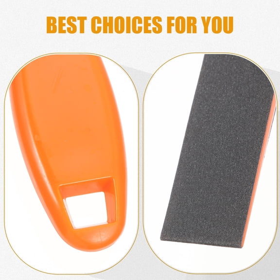 HEMOTON Guitar Fret File Multi Metal and Plastic Professional Polishing Tool for Guitar Maintenance 7.5 Inches