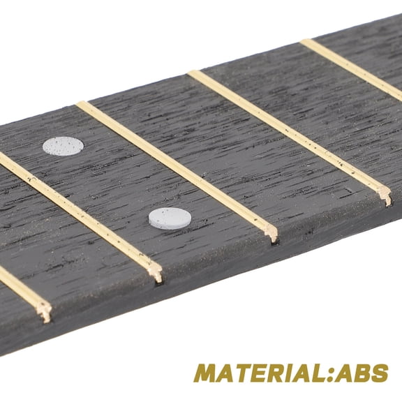 SOPOTUTU Ukulele Fret Board Guitar Fret Board Black ABS 2Pack